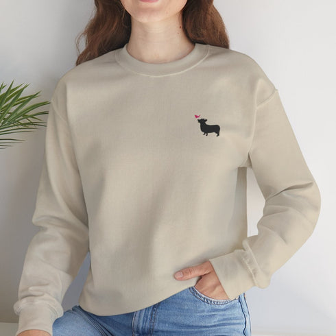 Corgi Sweatshirt for Women - Cute Corgi Crew Sweatshirt