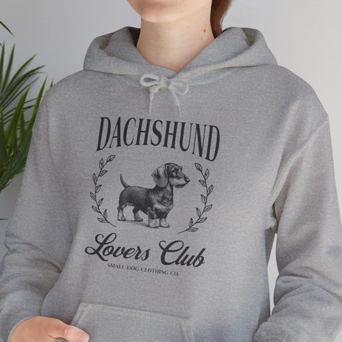 Wirehaired Dachshund Hoodie for Women - Dachshund Lovers Club Hoodie