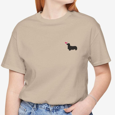 Longhaired Dachshund T- Shirt for Women