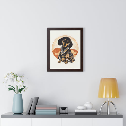 Dachshund Framed Poster - Dachshund Wall Art
