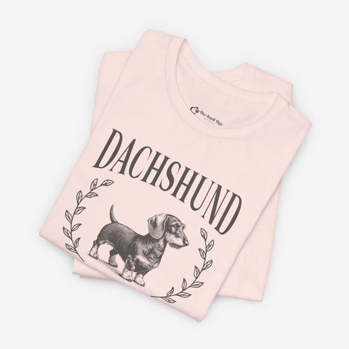 Wirehaired Dachshund Tee for Women - Dachshund Lovers Club Shirt