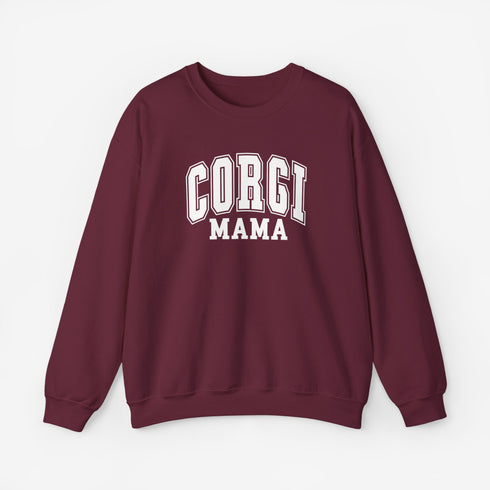 Corgi Sweatshirt for Women - Corgi Mom Crew Sweatshirt