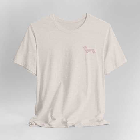 Dachshund T- Shirt - Dachshund Shirt for Women - Dachshund Mandala Tee