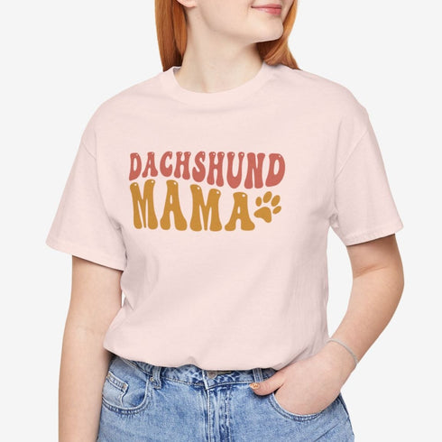 Dachshund Shirt - Retro Dachshund Mom Shirt - Dachshund Gift for Women