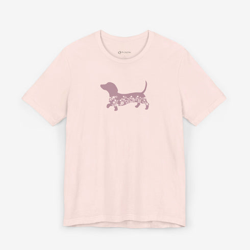Dachshund Shirt for Women - Floral Dachshund Tee