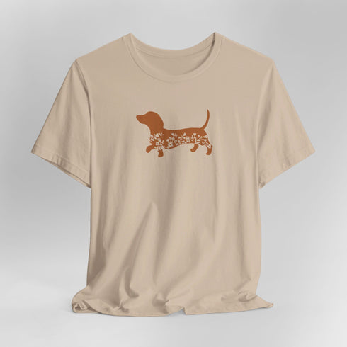 Dachshund Shirt for Women - Floral Dachshund Tee