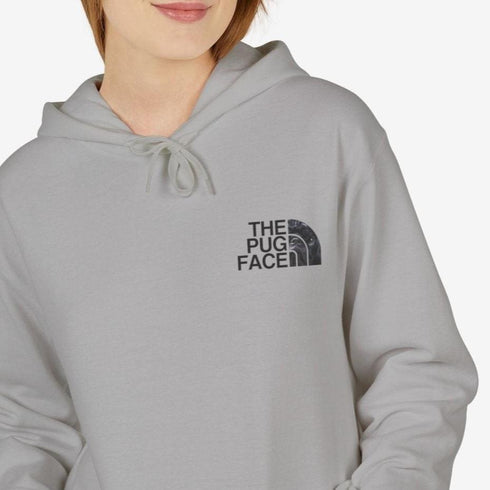 Black Pug Hoodie for Women - Funny Black Pug Hoodie