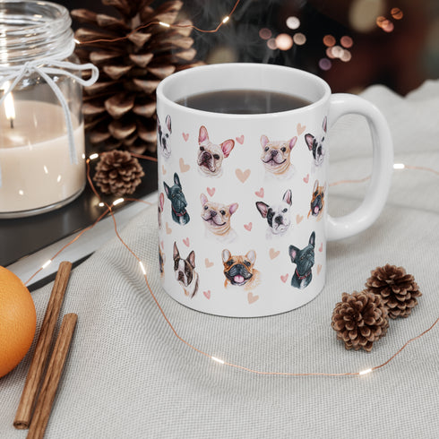 French Bulldog Mug 11oz - Frenchie Lover Gift