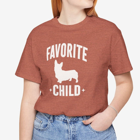 Corgi Mom Shirt - Favorite Child Dog Corgi Owner T-shirt