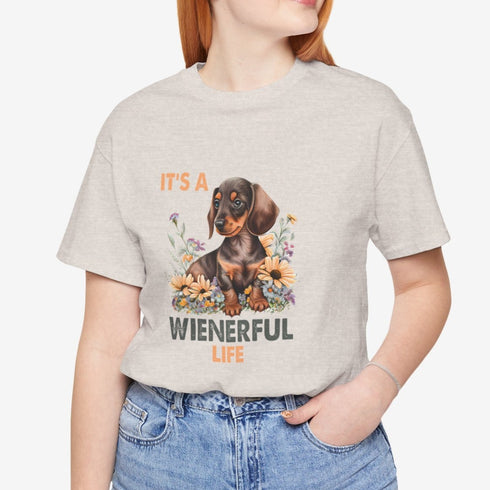 Dachshund Shirt - It's a Wienerful Life - Dachshund Shirt for Women