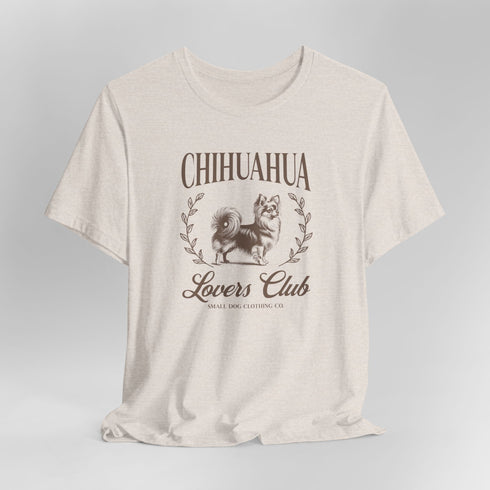 Longhaired Chihuahua Shirt for Women - Chihuahua Lovers Club Tee