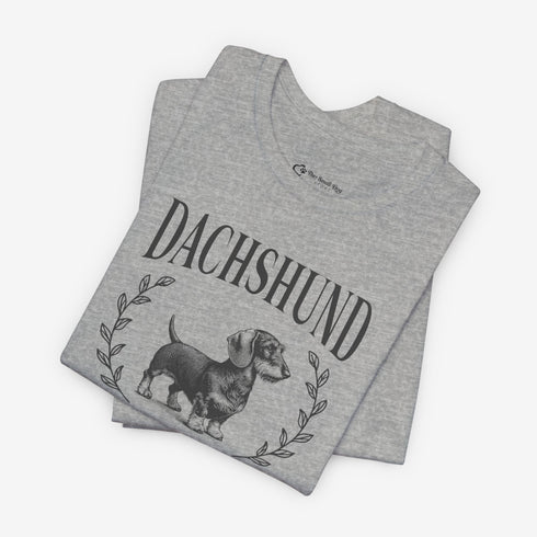 Wirehaired Dachshund Tee for Women - Dachshund Lovers Club Shirt
