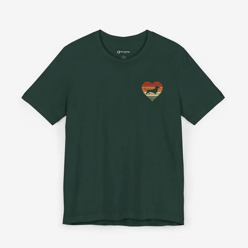 Dachshund Retro Shirt for Women - Dachshund Love Tee