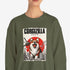 Funny Corgi Sweatshirt for Women - Corgizilla Crew Sweatshirt