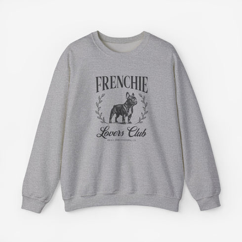 Black French Bulldog Sweatshirt for Women - Frenchie Lovers Club Sweatshirt