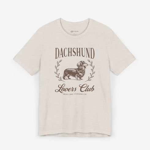Longhaired Dachshund Shirt for Women - Dachshund Lovers Club Tee