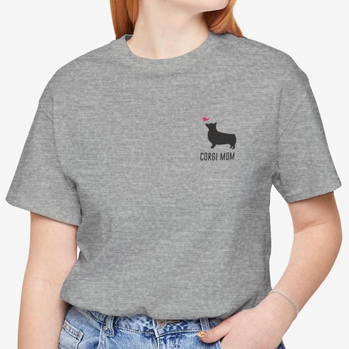 Corgi T- Shirt for Women - Corgi Mom Tee for Women