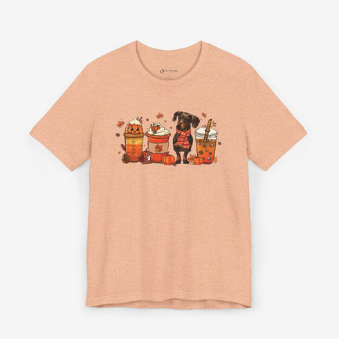 Dachshund T- Shirt for Women - Dachshund Autumn Shirt