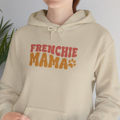 Frenchie Mom Hoodie for Women - Retro French Bulldog Hoodie