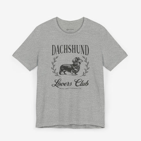 Longhaired Dachshund Shirt for Women - Dachshund Lovers Club Tee