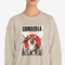 Funny Corgi Sweatshirt for Women - Corgizilla Crew Sweatshirt