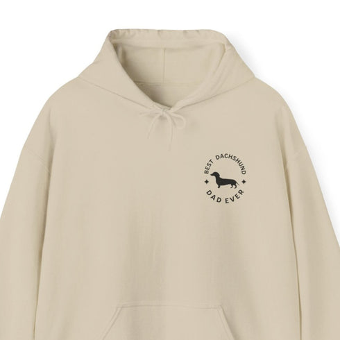 Dachshund Hoodie - Best Dachshund Dad Ever - Dachshund Gift