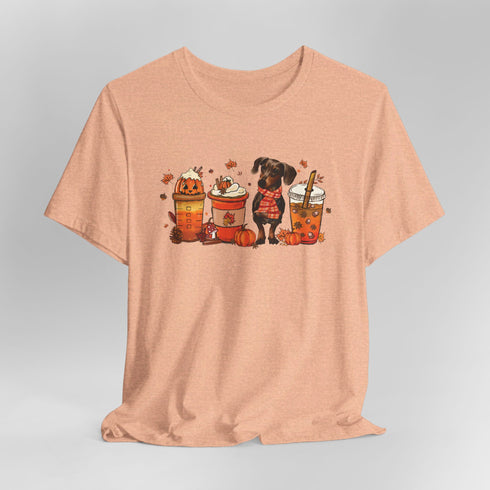 Dachshund T- Shirt for Women - Dachshund Autumn Shirt