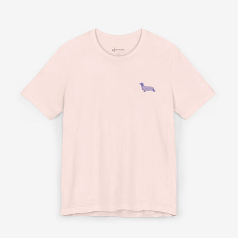 Longhaired Dachshund Mandala Tee - Dachshund Shirt for Women