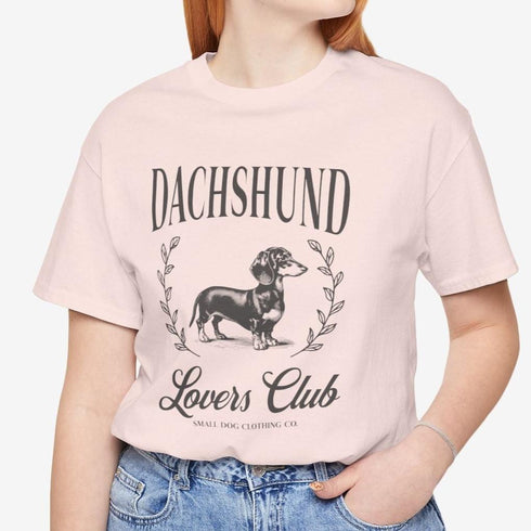 Dachshund Tee for Women - Dachshund Lovers Club Shirt for Women
