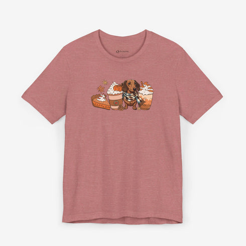 Dachshund Fall Tee - Dachshund Shirt for Women