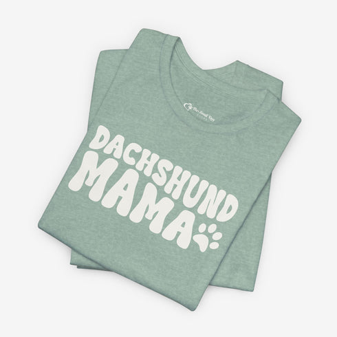 Dachshund Mama Retro Shirt - Dachshund Mom T-Shirt