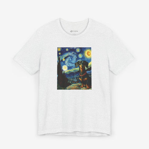 Dachshund Tee for Women - Dachshund Van Gogh T- Shirt