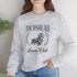 Longhaired Dachshund Sweatshirt for Women - Dachshund Crew Sweatshirt