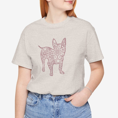Frenchie Mandala T-Shirt - French Bulldog Shirt for Women