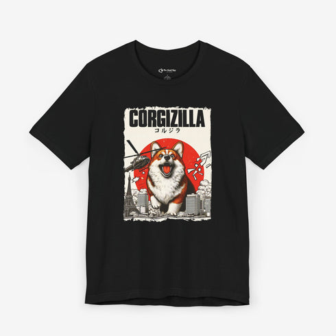 Corgi T-Shirt - Corgizilla Funny Corgi Shirt for Women
