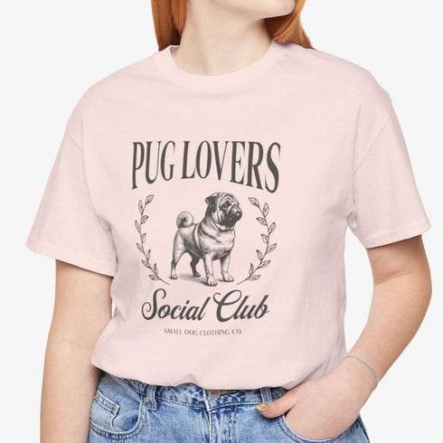 Pug Shirt for Women - Pug Lovers Club Tee