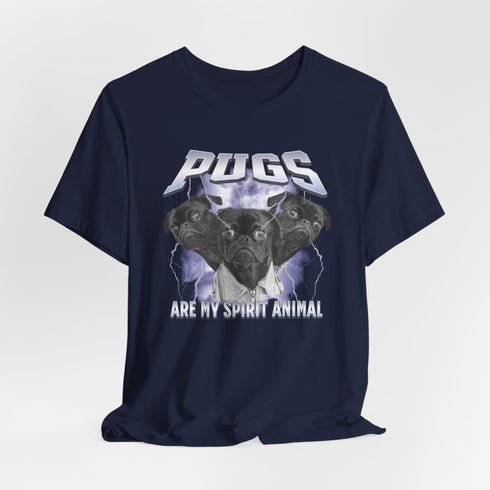 Pug Metal Shirt - Pug T- Shirt for Men