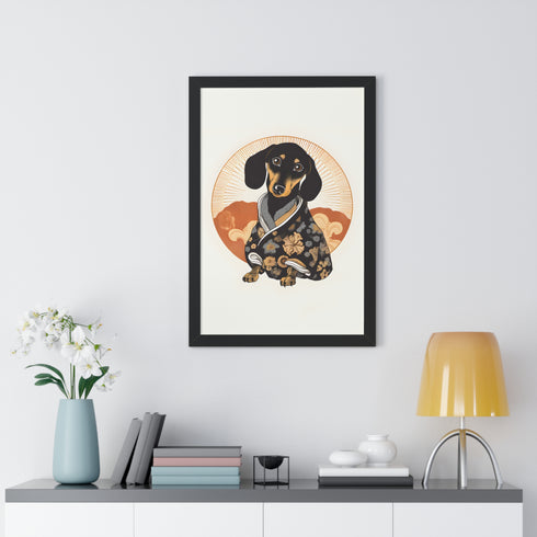 Dachshund Framed Poster - Dachshund Wall Art