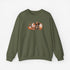 Longhaired Dachshund Autumn Sweatshirt for Women - Crew Sweatshirt
