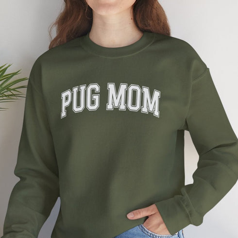 Pug Sweatshirt for Women - Pug Mom Sweatshirt
