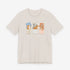 corgi t shirt for women. Color beige