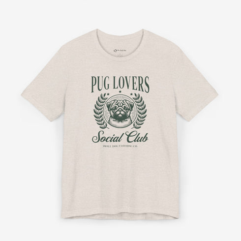 Pug T-Shirt - Pug Lovers Club - Pug Shirt for Women