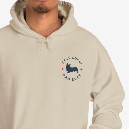Corgi Men's Hoodie - Funny Corgi Dad Hoodie for Men