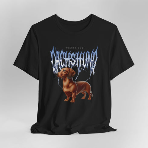 Dachshund Metal T- Shirt - Dachshund Tee for Women - Dachshund Mom Shirt