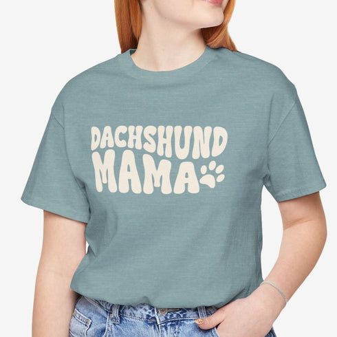 Dachshund Mama Retro Shirt - Dachshund Mom T-Shirt