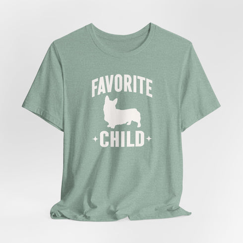 Corgi Mom Shirt - Favorite Child Dog Corgi Owner T-shirt