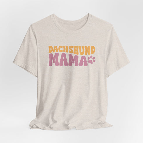 Dachshund Mama Retro Shirt - Dachshund Mom T-Shirt