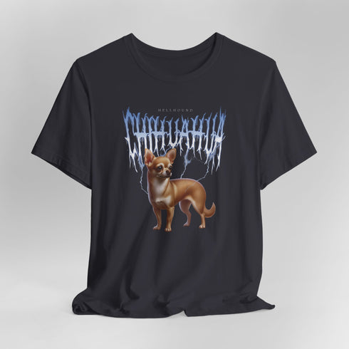 Chihuahua Metal T- Shirt for Women - Funny Chihuahua Tee for Women