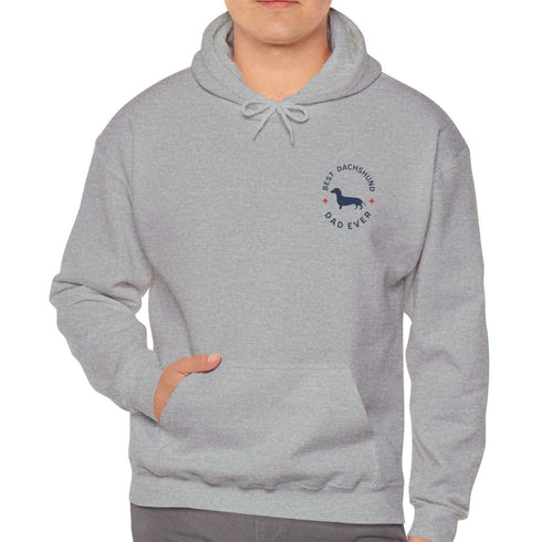 Dachshund Hoodie - Best Dachshund Dad Ever - Dachshund Gift