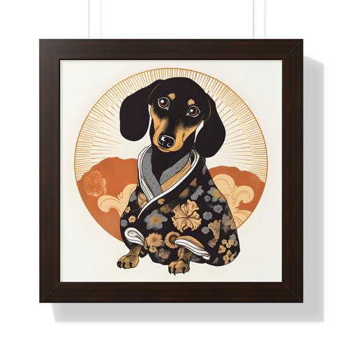 Dachshund Framed Poster - Dachshund Wall Art
